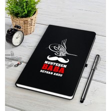 BK Gift Kişiye Özel Muhteşem Baba Siyah Defter Kalem Seti