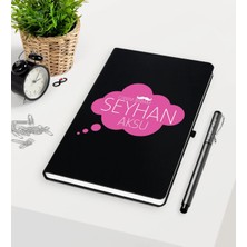 BK Gift Kişiye Özel Canım Babam Siyah Defter Kalem Seti-2