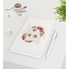 BK Gift Kişiye Özel Sevgililer Günü Beyaz Defter Kalem Seti-9