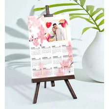 Bk Gift Kişiye Özel 15X21 cm Fotoğraf Kartlı Şövaleli 2023 Takvim -11