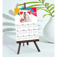 Bk Gift Kişiye Özel 15X21 cm Fotoğraf Kartlı Şövaleli 2023 Takvim -7