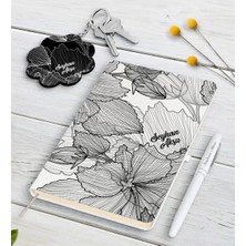 BK Gift Kişiye Özel Isimli Beyaz Defter Kalem ve Anahtarlık Hediye Seti-17
