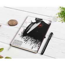 BK Gift Kişiye Özel Godfather Baba Tasarımlı Siyah Defter ve Kalem Hediye Seti-7