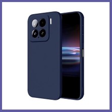 Nida Mi 15 Pro Uyumlu Kılıf Nano Içi Kadife Silikon - Lacivert Nıda