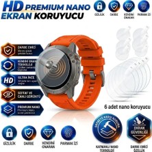 Vivo Watch 2 Uyumlu 6 Adet Hd Şeffaf Nano Hidrojel Ekran Koruyucu Kırılmaz Darbe Emici Tpu Film
