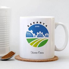 BK Gift Kişiye Özel Sakarya Beyaz Kupa Bardak - 001
