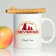 BK Gift Kişiye Özel Nevşehir Beyaz Kupa Bardak - 001