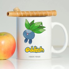 BK Gift Kişiye Özel Pokemon Oddish Beyaz Kupa Bardak