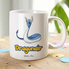 BK Gift Kişiye Özel Pokemon Dragonair Beyaz Kupa Bardak