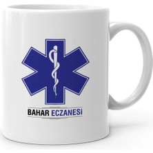 BK Gift Kişiye Özel Mesleki Eczane Beyaz Kupa Bardak - 2
