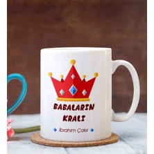 BK Gift Kişiye Özel Babalar Günü Temalı Beyaz Kupa Bardak 19-243 B