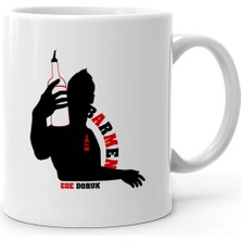 BK Gift Kişiye Özel Mesleki Barmen Beyaz Kupa Bardak - 1