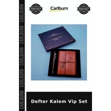 Carlburn Defter Kalem Vip Set Günlük Yazı Aleti Kurumsal