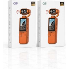 Tr Yk-Q9 4K Ultra Hd Gimbal Kamera Sarsıntı Önceleyici
