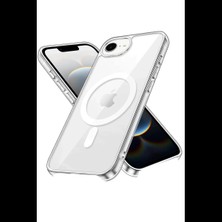 Apple iPhone 16E Kılıf Pc Real Magsafe Kapak - Şeffaf