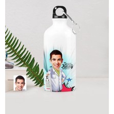 BK Gift Kişiye Özel Bay Göz Doktoru Karikatürlü Metal Suluk (500 Ml.) 1
