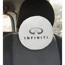 Bk Gift Infiniti Tasarımlı Yuvarlak Araç Koltuk Yastığı-1