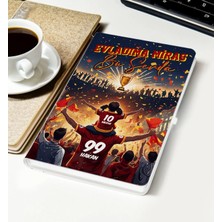 Bk Gift Kişiye Özel Isimli Baba-Kız Sarı Kırmızı Evladıma Miras Bu Sevda Beyaz Defter-1, Doğum Günü Hediyesi, Taraftar Hediyesi
