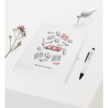BK Gift Kişiye Özel Dünyanın En Iyi Öğretmeni Temalı Beyaz Defter Kalem Hediye Seti - 7