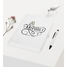 BK Gift Kişiye Özel Hocaların Hocası Temalı Beyaz Defter Kalem Hediye Seti - 3