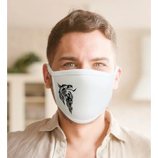 BK Gift Kartal Tasarımlı Yıkanabilir Maske-1