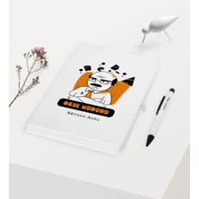 BK Gift Kişiye Özel Okul Müdürü Temalı Beyaz Defter Kalem Hediye Seti - 2
