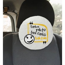 Bk Gift Esprili Yuvarlak Araç Koltuk Yastığı-1