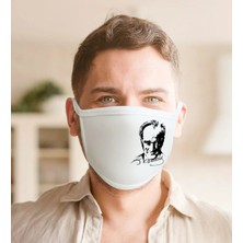 BK Gift Atatürk Tasarımlı Yıkanabilir Maske