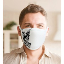 BK Gift Kartal Tasarımlı Yıkanabilir Maske-2