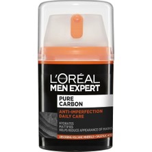 Tr L'oréal Men Expert Pure Carbon Günlük Nemlendirici Yüz Bakım Kremi, 50 ml