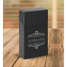 BK Gift Kişiye Özel Isimli Siyah Touch/slender Boy Metal Sigara Kutusu-9