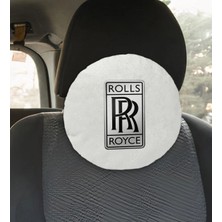 Bk Gift Rolls Royce Tasarımlı Yuvarlak Araç Koltuk Yastığı-1