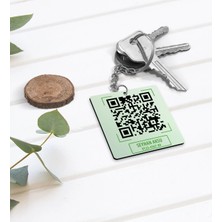 BK Gift Kişiye Özel Hes Kod Tasarımlı Ahşap Anahtarlık-2