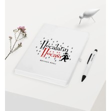 BK Gift Kişiye Özel Hocaların Hocası Temalı Beyaz Defter Kalem Hediye Seti - 2