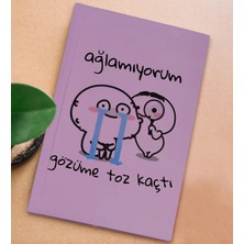 Bk Gift Sert Kapaklı Lila Lastikli Defter , Arkadaşa Hediye, Yeni Iş Hediyesi, Doğum Günü Hediyesi-13