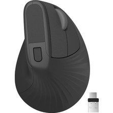 Tr Ergonomik Dikey Fare, 2.4g USB ve Tip C Şarj Edilebilir Fare, Pc/dizüstü Bilgisayar/dizüstü