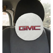 Bk Gift Gmc Tasarımlı Yuvarlak Araç Koltuk Yastığı-1