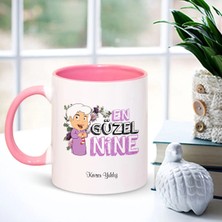 BK Gift Kişiye Özel En Güzel Nine Pembe Kupa Bardak