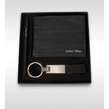 BK Gift Kişiye Özel 325 Cüzdan Kalem Anahtarlık Set