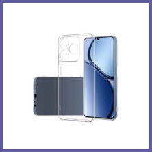 Nida Realme C61 Uyumlu Kılıf Lüx Şeffaf Silikon Nıda