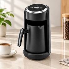 Hace Bazaar Elektrikli Türk Kahvesi Makinesi 4 Fincan Gri