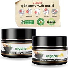 Organicsun Çörek Otu Yağlı Ağrı Masaj Kremi Kas Eklem 100 ml x 2 Adet