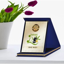 BK Gift Kişiye Özel Yılın En Iyi Fizyoterapisti Lacivert Plaket Ödülü