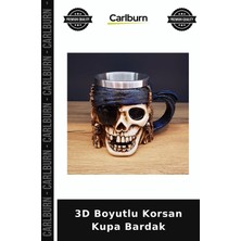 Carlburn 3D Boyutlu Korsan Kupa Bardak Ilginç Tasarım Arkadaşa Hediye Alışılmışın Dışında
