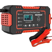Tr Araç Aküsü Şarj Cihazı, 12 V 6 A Akıllı Akü Şarj Cihazı, Otomotiv, 12 V, 24 V, Akü Tut