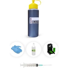 Canon E404 Için  500ML Photoink Plus Siyah Kartuş Dolum Set