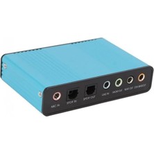 Tr USB Optik Ses Kartı Harici Optik Ses Kartı USB 6 Kanal Ses Kartı