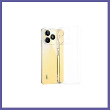Nida Realme C53 Uyumlu Kılıf Lüx Şeffaf Silikon Nıda