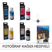 Hp Photosmart C5280 1 Takım Photoink Mürekkep- Fotoğraf Kağıdı Hediyeli