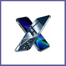 Nida iPhone 15 Pro Uyumlu Kılıf Lüx Şeffaf Silikon Nıda